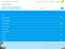 Tablet Screenshot of equip2clean.co.uk